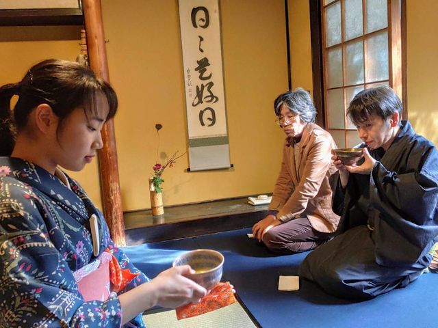 普段着でもOKですよ〜_大阪市福島区 茶道体験