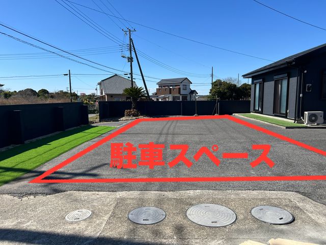 お車は赤枠内の駐車スペースに_BOTH ISUMI B棟