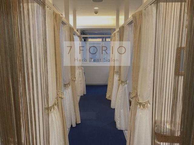 お部屋はおひとりずつの個室です。お着替えもハーブサウナ中も誰の目も気にせずにゆったりお過ごしいただけます。_7FORIO
