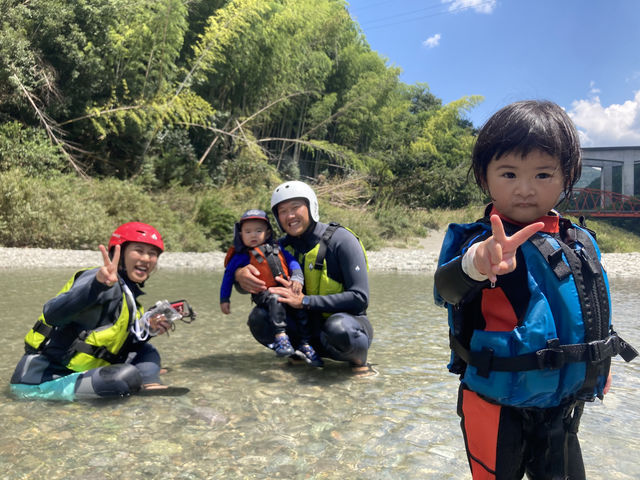 遊び時間もたっぷりあります ^^)_river people