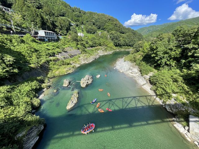 四国吉野川は清流です_river people