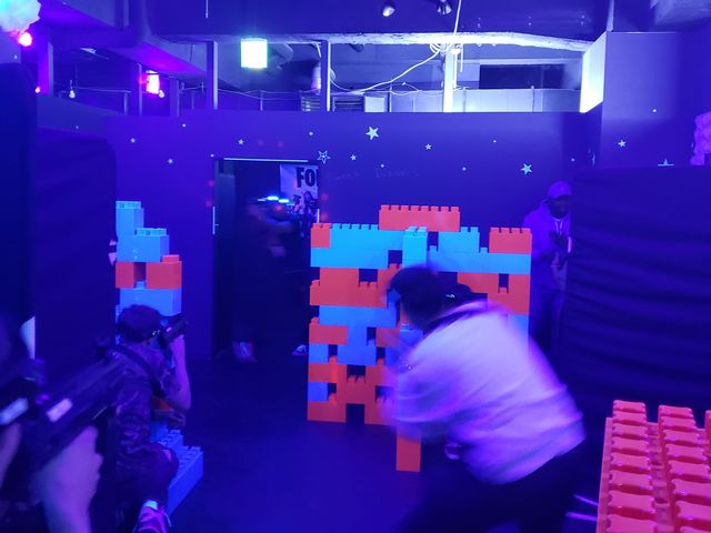 ゲームの様子です_Lazer Zone