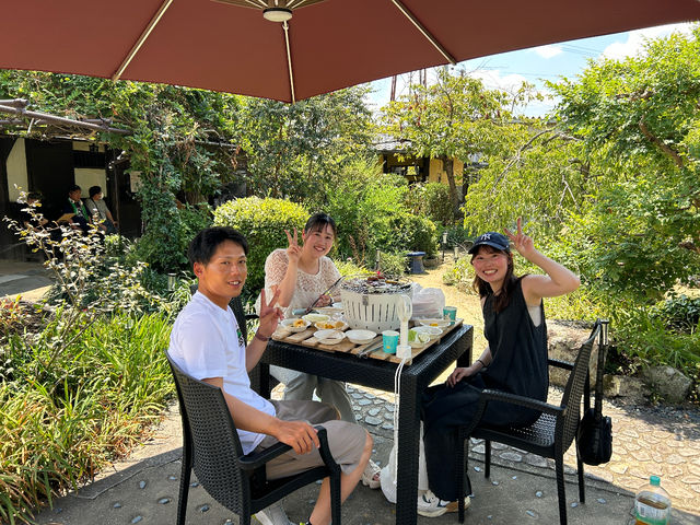 暑い中ですが、楽しんで頂きました。_旧小國家 食事処