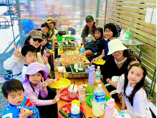 お好きな食材持ち込みオッケー!(無料)
お席にガスグリルを御用意しております(無料)_釣り堀&つかみ取り&BBQ やったね!