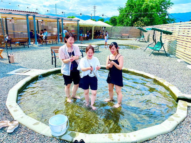 釣り堀&つかみ取り&BBQ やったね!