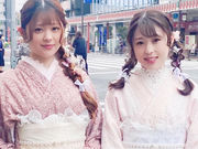 桜花和服 sakura wafuku 浅草着物レンタルの写真4