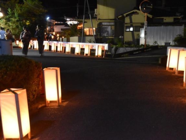 とうろう張り・やんたん灯りまつりの写真1