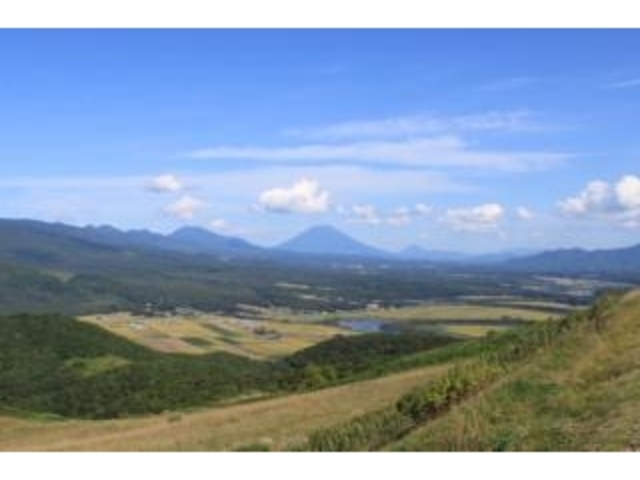 磯谷高原から見た羊蹄山_磯谷高原