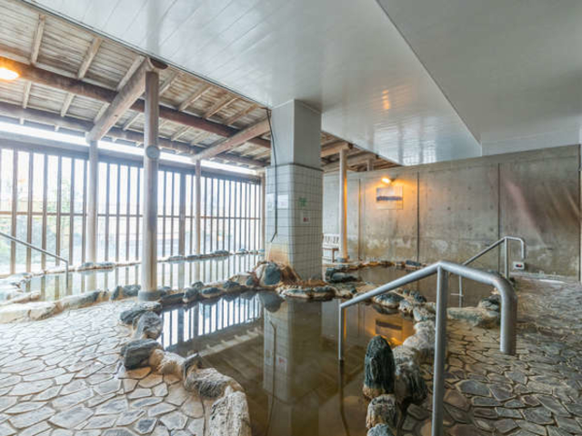 大浴場 露天風呂_安田温泉やすらぎ