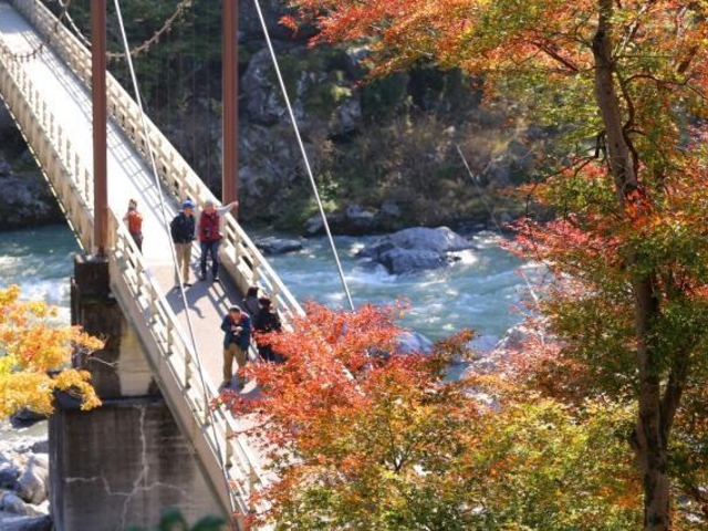 御岳渓谷の紅葉