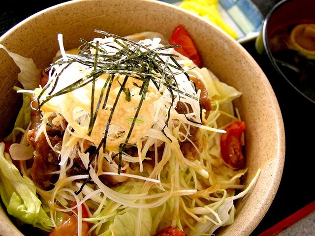 ゆず味噌豚丼