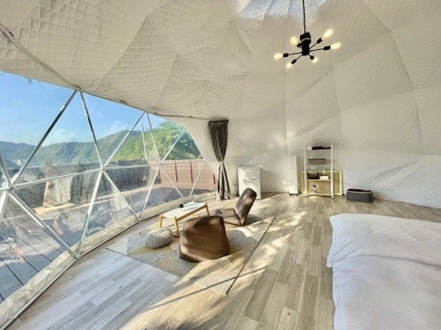 広島ドッググランピング 温井ダムリゾートの写真1