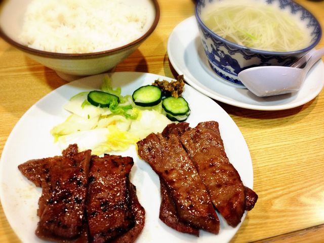 味噌味の牛タンが美味しいっ!_味の牛たん 喜助 エスパル店