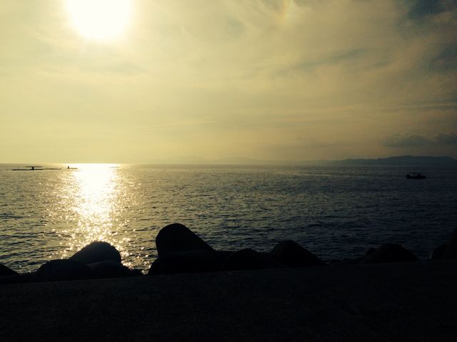足湯からの写真_小浜温泉足湯 ほっとふっと105