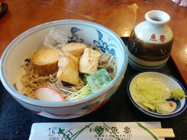冷たい湯波蕎麦_魚要