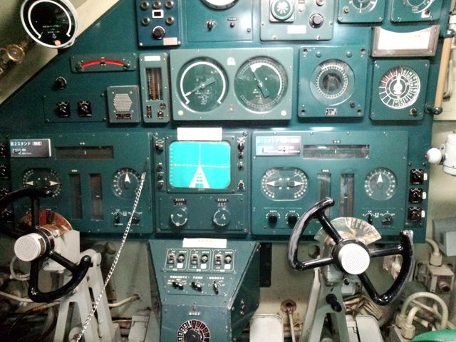 潜水艦の内部にも入れます。_海上自衛隊呉史料館(てつのくじら館)
