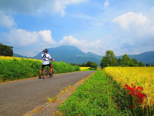 秋に向かう季節 由布岳に向かって_由布岳