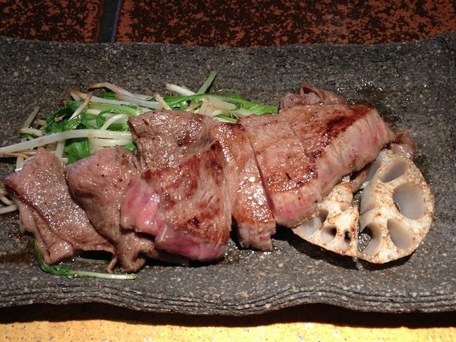 鉄板焼き_岡半 本店