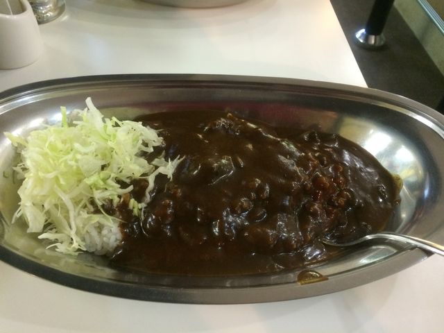 今までで一番色の黒いカレーです_ゴーゴーカレー 金沢本店