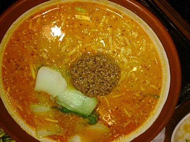 タンタンメンです。ビリからです。_ゆきむら亭 荒川沖店