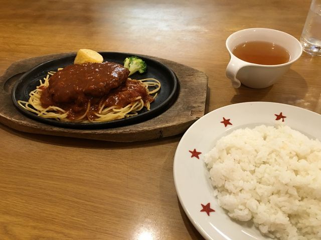 ミートソースハンバーグランチ_ステーキのどん 春日部店