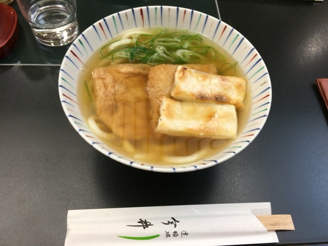 きつねうどん(餅追加)_道頓堀 今井本店