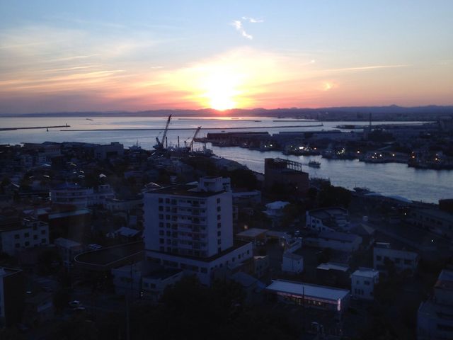 釧路の夕日1_まいづる