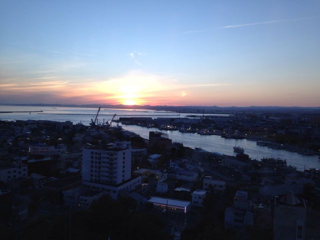 釧路の夕日2_まいづる