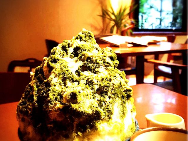 抹茶カキ氷_伊右衛門サロン 京都 IYEMON SALON KYOTO