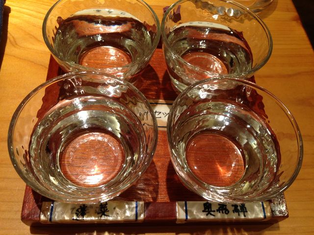 飛騨の利き酒セット_飛騨の味 酒菜