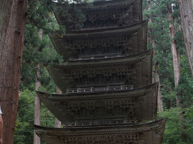 五重塔(高さ29.4m)_羽黒山