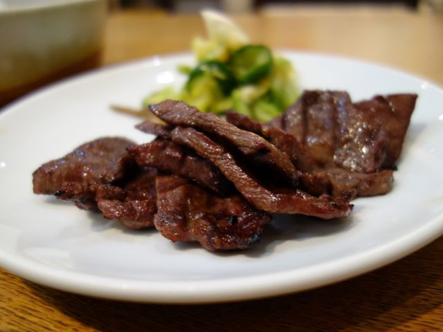 牛たんは歯ごたえがありました_牛たん おやま