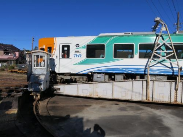 転車台_転車台・鉄道歴史館 天竜二俣駅構内