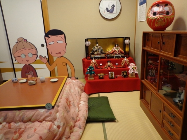 まるちゃんの家の雛飾り_エスパルスドリームプラザ