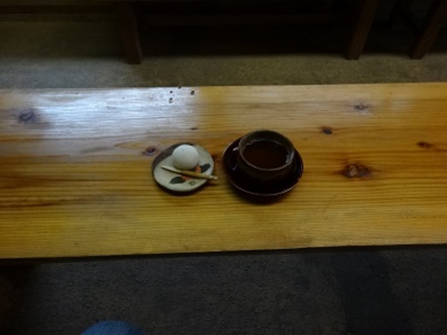 和菓子とお茶_桃屋・甚兵衛