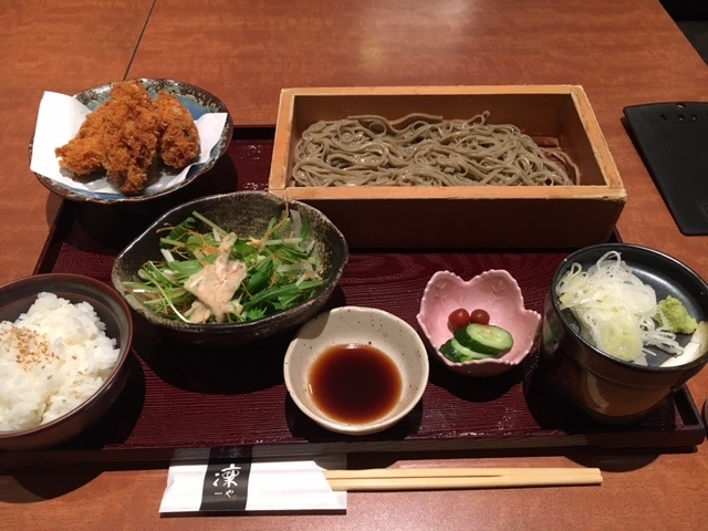 凛や へぎそば&カキフライセット_凜や 八王子店