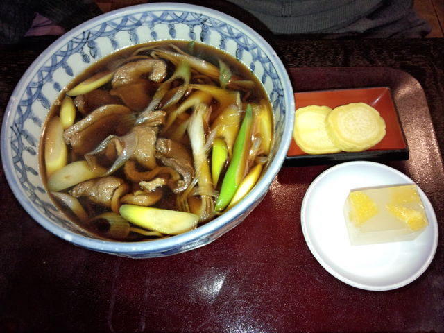 鴨ネギそば。_和食そば処たかぎ