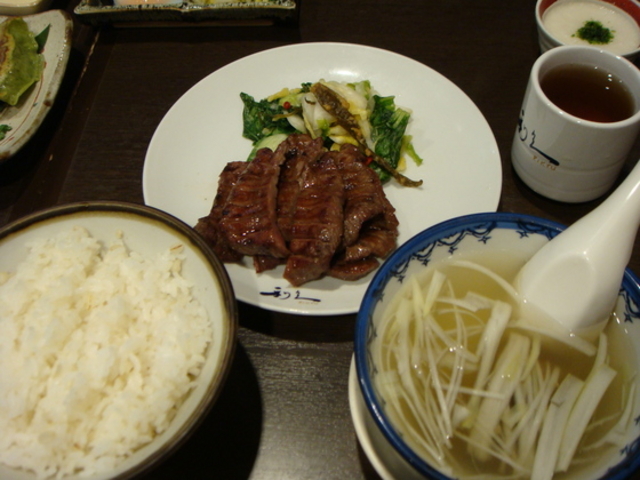 牛タン定食_利久 中央通り店