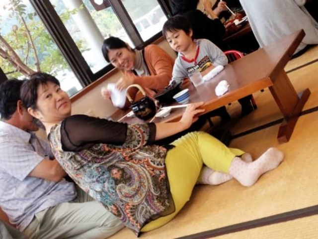 広めの座敷があるので、大勢でも大丈夫でした。_どん栗庵