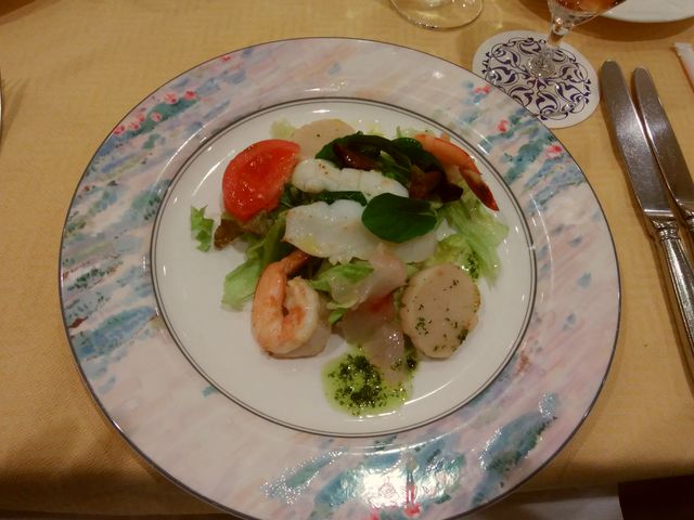 海の幸のサラダ_フレンチカフェノエル