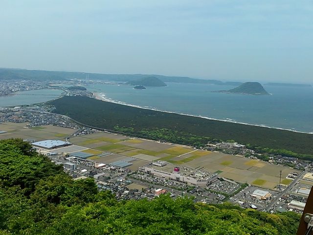 唐津を一望_鏡山展望テラス