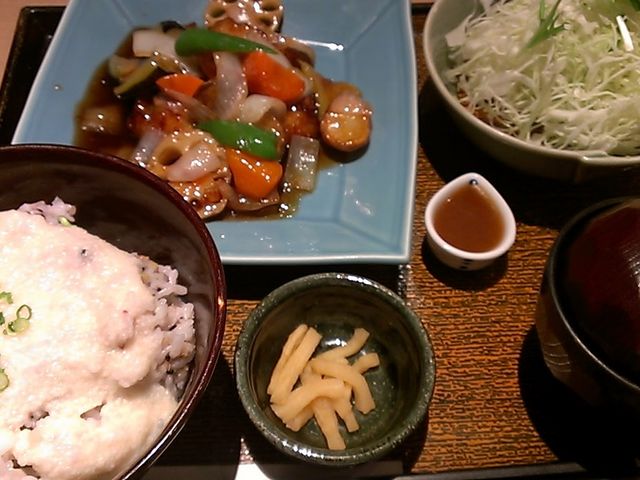 唐揚げ黒酢あん_大戸屋ごはん処 マリノアシティ福岡店