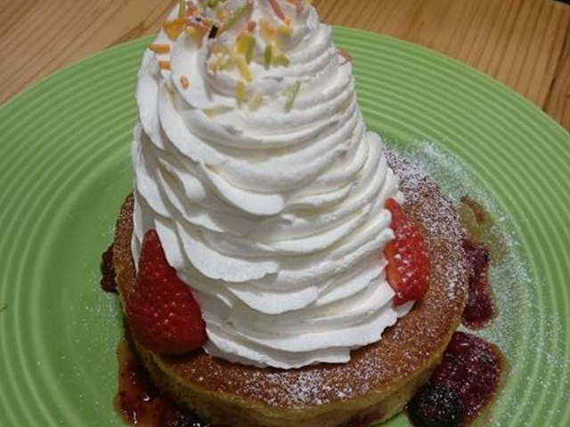 パンケーキ_ルウとパスタ ぶどうの木