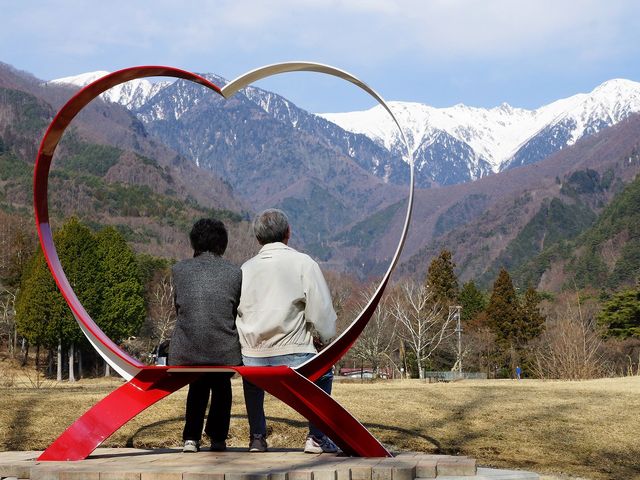 皆さんも座って見て_駒ヶ根高原