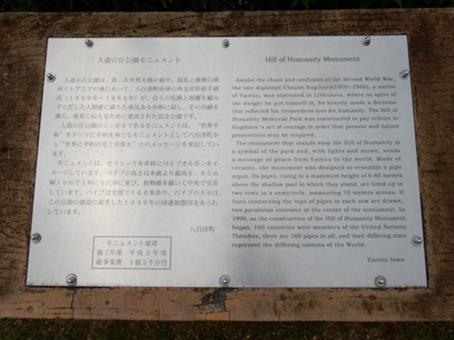 モニュメントの解説_人道の丘公園