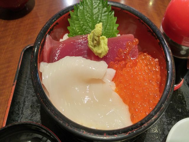 本マグロ赤身とイカがうますぎ_魚っ喰いの田