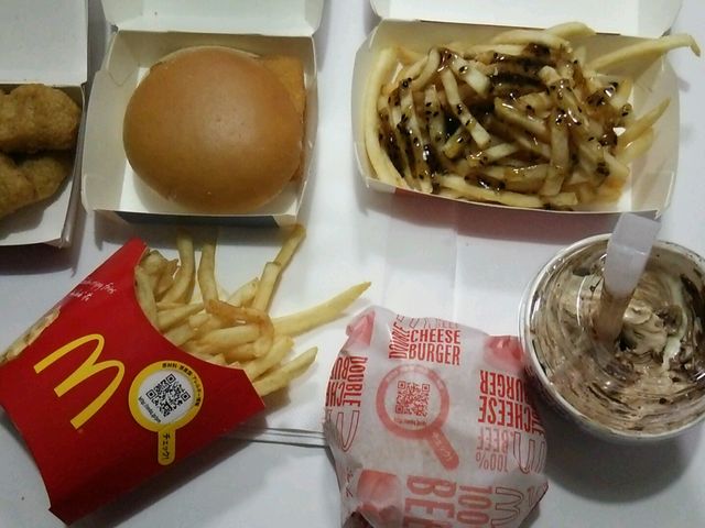 ポテトは塩味が1番。大学ポテトはキツかった。_マクドナルド神戸学園都市店