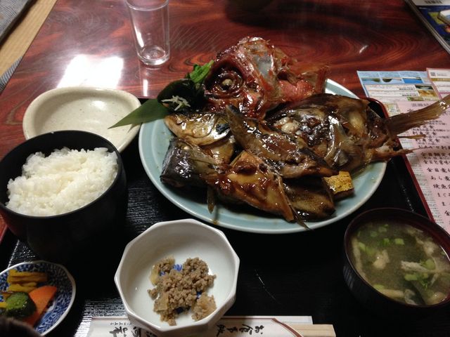金目鯛定食です_魚河岸