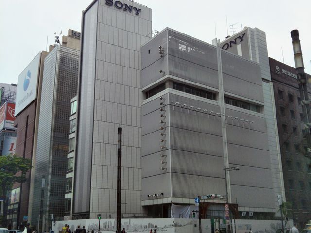 解体中のSONYビル_Ginza Sony Park