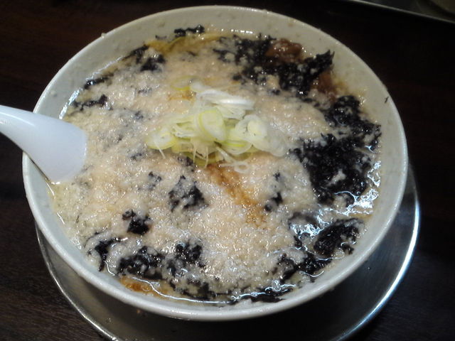 岩のりラーメンで鬼脂。_らーめん潤 亀戸店